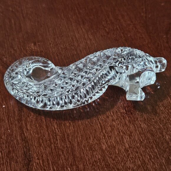 2004 NEW IN BOX CLASSIC WATERFORD LEAD CRYSTAL SEAHORSE CHRISTMAS ORNAMENT - Picture 5 of 12